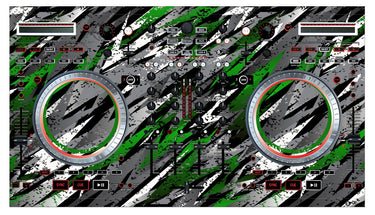 Numark NS 6 Skin Sparkasm Green